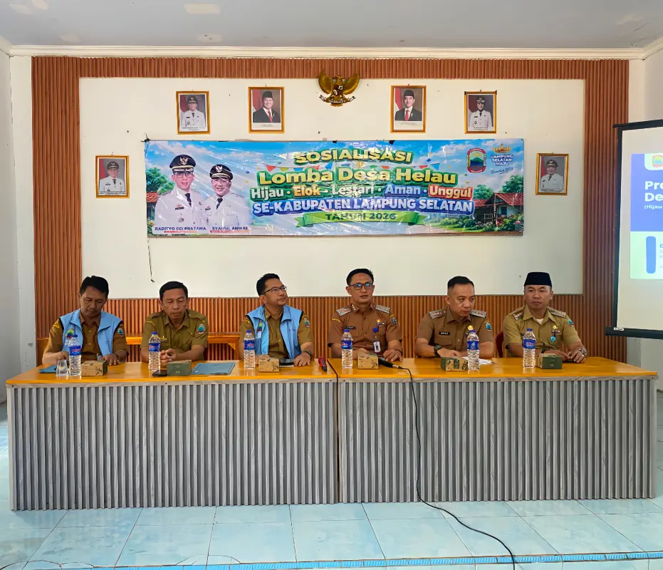 Pemkab Lamsel Ajak Desa Bangkitkan Kembali Semangat Gotong Royong Melalui Lomba Desa Helau