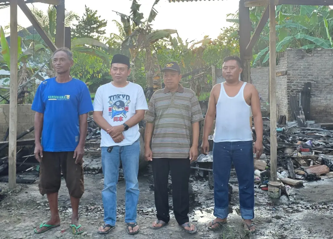 Sambangi Korban Kebakaran di Sidodadi, Anggota DPRD Agus Sartono: Usulkan Prioritas Bedah Rumah