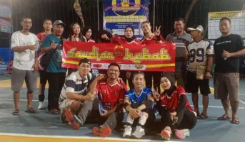 Tim Voli Putri SK A Sidomulyo Menang Telak atas Lawannya Tugu Mas Sidoasri 3 - 0